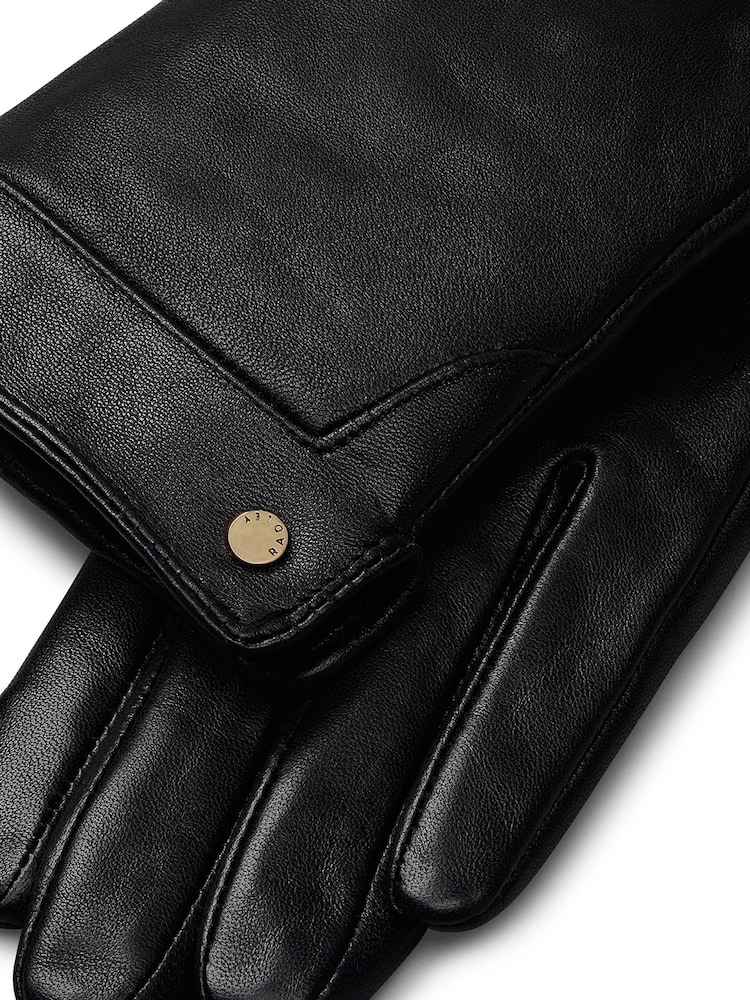 Radley Glovers Lane Leather Black Gloves - Image 3 of 3