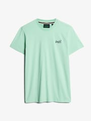 Superdry Green Cotton Essential Logo T-Shirts 3 Pack - Image 2 of 4
