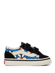 Vans Blue/White Old Skool Trainers - Image 1 of 2