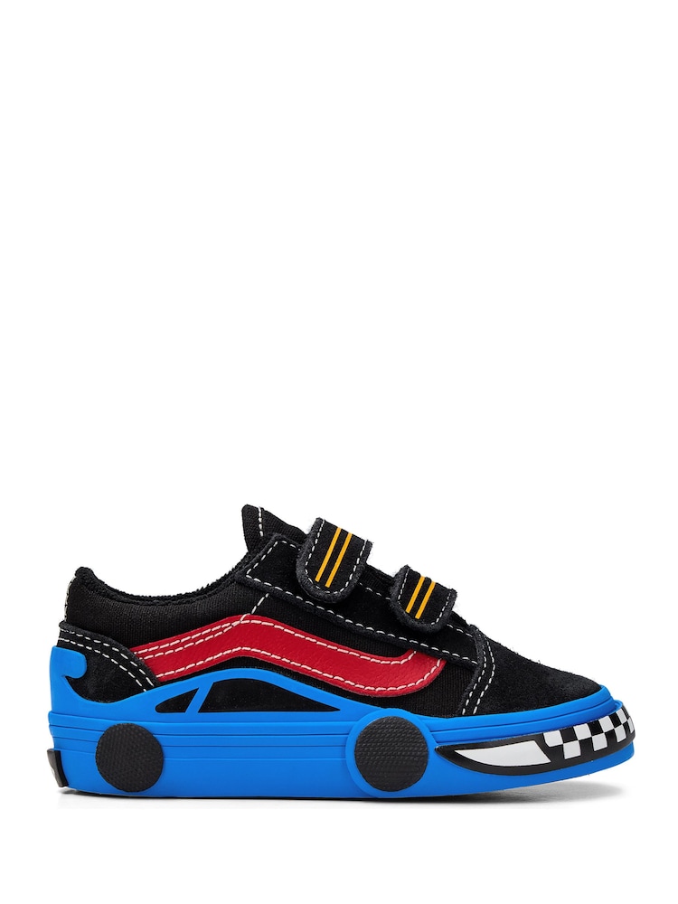 Vans Black/Red Old Skool Trainers - Image 1 of 2