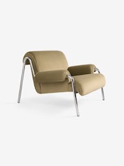 MADE.COM Velvet Fern Green Lorien Chair - Image 4 of 5