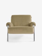 MADE.COM Velvet Fern Green Lorien Chair - Image 5 of 5