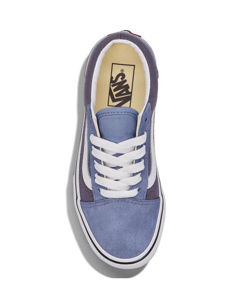 Vans Navy Kids Old Skool Trainers - Image 2 of 2