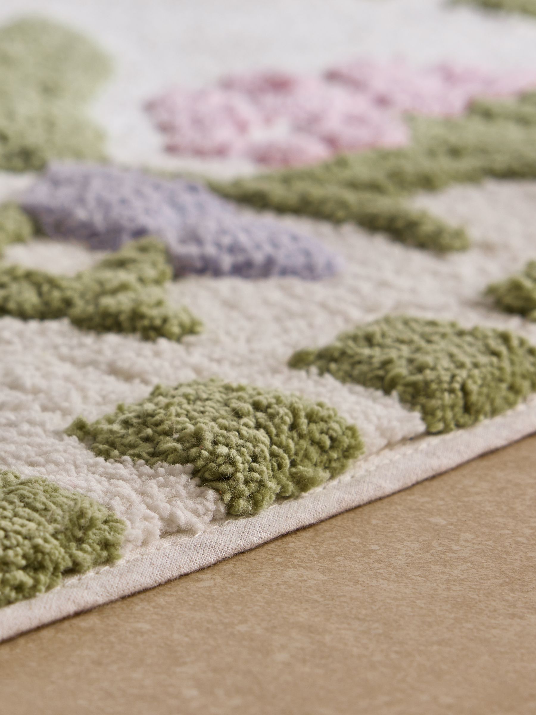 Buy Multi Water Colour Floral Print Shower Mat from Next Saudi Arabia