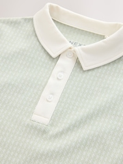 Mineral - Tricou polo cu mânecă scurtă din jacquard (3-16ani) - Imaginea 3 din 4