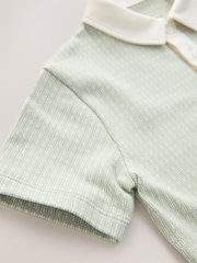 Mineral - Tricou polo cu mânecă scurtă din jacquard (3-16ani) - Imaginea 4 din 4