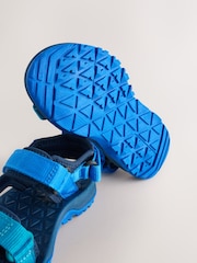 Blue Standard Fit (F) Touch Fastening Trekker Walking Sandals - Image 5 of 5