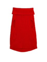 Victoria's Secret Pink Bright Vermillion Red Cable Knit Pet Jumper - Image 2 of 3