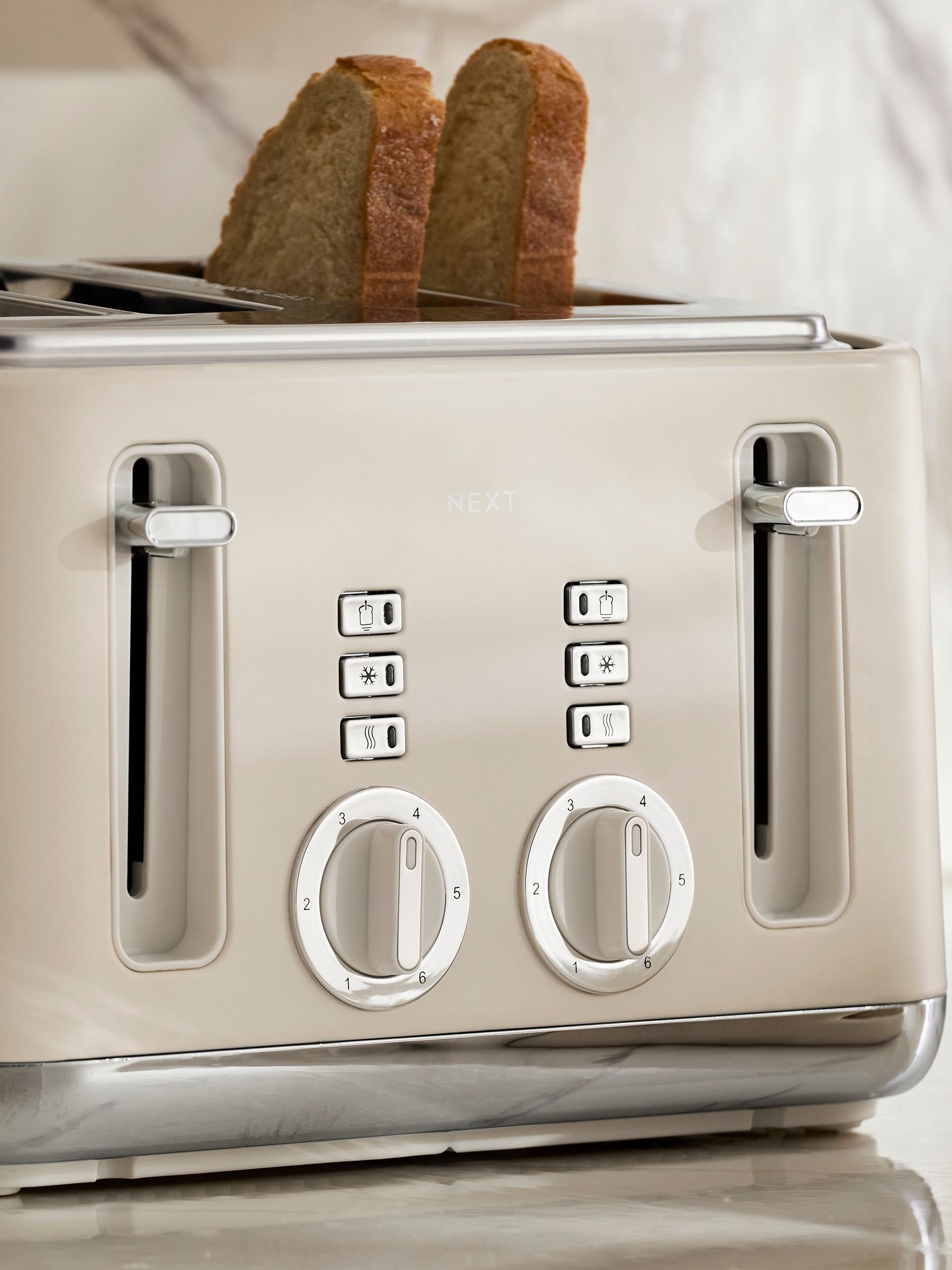 Buy Cream Bronx 4 Slice Toaster from the Next UK online shop