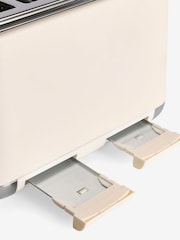 Cream Bronx 4 Slice Toaster - Image 6 of 6