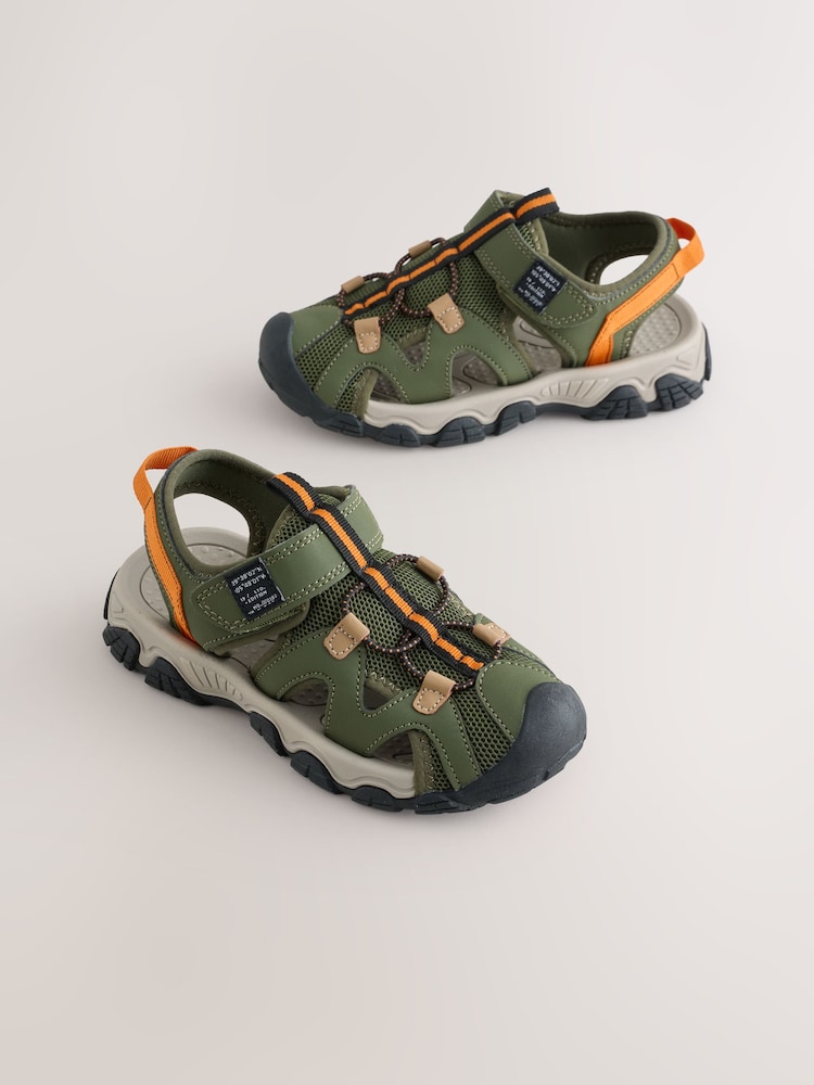 Verde kaki - Sandale de drumeție Bumptoe Trekker - Imaginea 1 din 6 Verde kaki - Sandale de drumeție Bumptoe Trekker - Imaginea 1 din 6