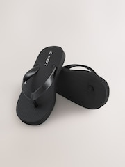 Negru - Sandale tip șlapi - Imaginea 3 din 5