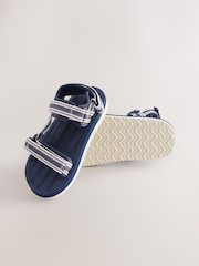 Navy Stripe Touch Fastening Trekker Sandals - Image 6 of 8
