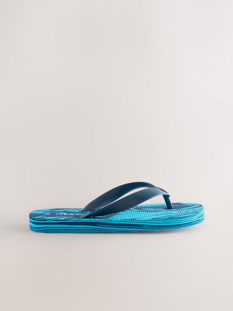 Marmură albastră - Sandale tip șlapi - Imaginea 2 din 5 Marmură albastră - Sandale tip șlapi - Imaginea 2 din 5