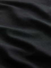 Black Soft Touch Polyamide Shoulder Padded Sleeveless Top - Image 8 of 8