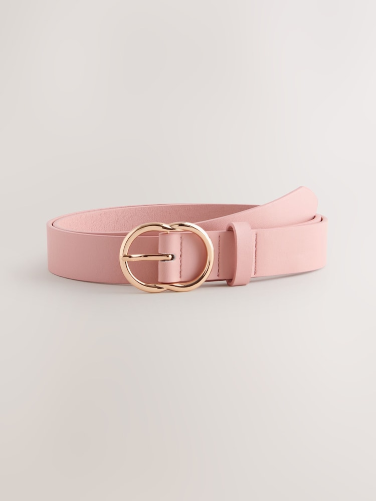 Buy Light Pink Regular PU Belt from Next USA display picture 1