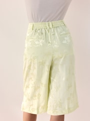 Grün - Tabitha Simmons X NEXT Jacquard Bermuda Shorts - Bild 3 von 4