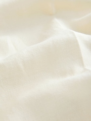 White N. Premium 100% Linen Bootcut Trousers - Image 2 of 3