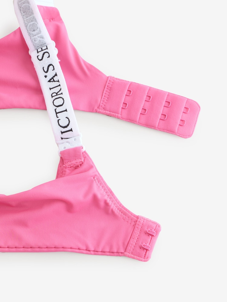 Victoria's Secret Rose Garden Pink Full Cup Push Up Logo Bra - Image 3 of 3