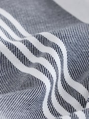 Navy Blue/White Stripe N. Premium Wide Leg Trousers - Image 2 of 3