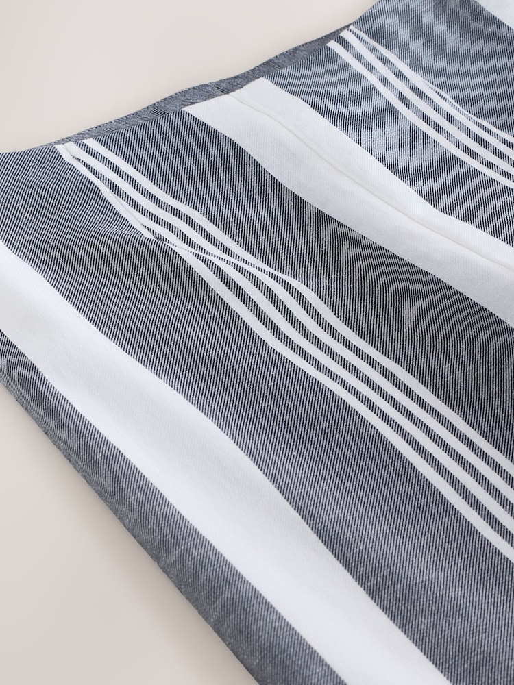 Navy Blue/White Stripe N. Premium Wide Leg Trousers - Image 3 of 3