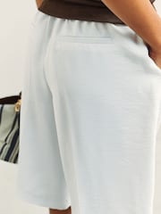 White Tailored Bermuda Shorts - Image 4 of 7