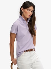 Superdry Purple Heritage Slim Fit Polo Shirt - Image 1 of 4