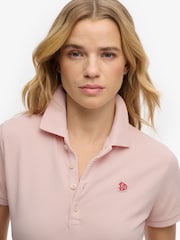 Superdry Pink Heritage Slim Fit Polo Shirt - Image 4 of 6