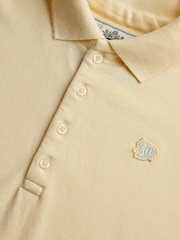 Superdry Yellow Heritage Slim Fit Polo Shirt - Image 7 of 7
