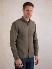 Lakeland Leather Green Wastwater Cotton Shirt - Image 2 of 7