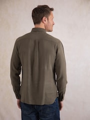 Lakeland Leather Green Wastwater Cotton Shirt - Image 4 of 7