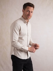 Lakeland Leather Nude Wastwater Cotton Shirt - Image 1 of 9