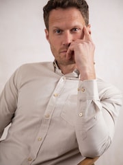 Lakeland Leather Nude Wastwater Cotton Shirt - Image 7 of 9