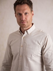 Lakeland Leather Nude Wastwater Cotton Shirt - Image 8 of 9