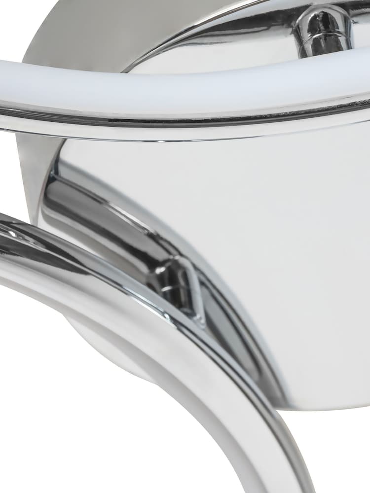 BHS Chrome Denver 3 LED Bathroom Light - Image 2 of 4 BHS Chrome Denver 3 LED Bathroom Light - Image 2 of 4