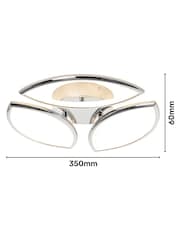BHS Chrome Denver 3 LED Bathroom Light - Image 4 of 4