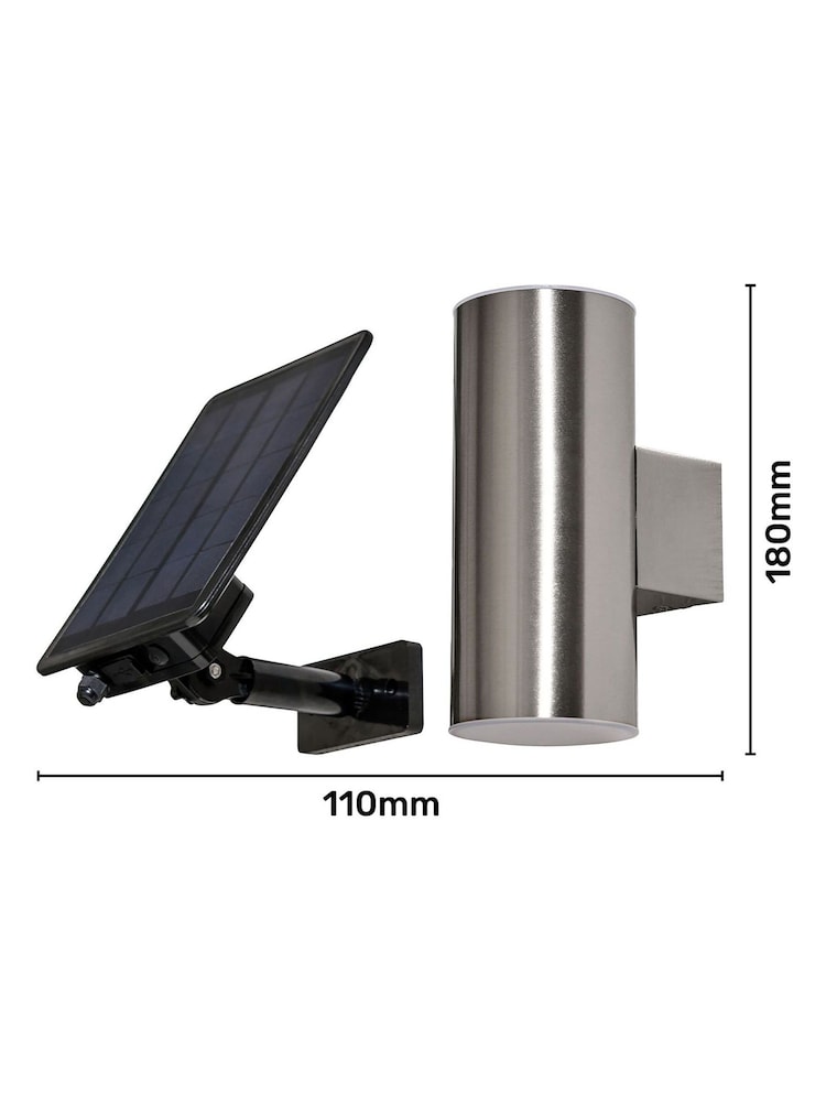 BHS Grassington LED Up & Down Solar Wall Light - Image 5 of 5 BHS Grassington LED Up & Down Solar Wall Light - Image 5 of 5
