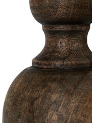 BHS Grey Henlock Wooden Table Lamp with Shade - Image 6 of 6