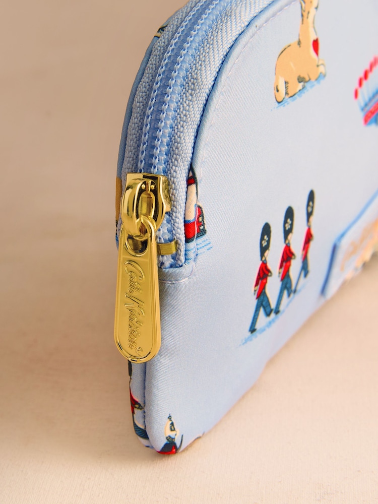 Cath Kidston Blue Queen London Print Half Moon Purse - Image 2 of 3