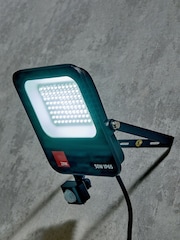 BHS Black LED Outdoor 50W PIR Floodlight - Image 1 of 6