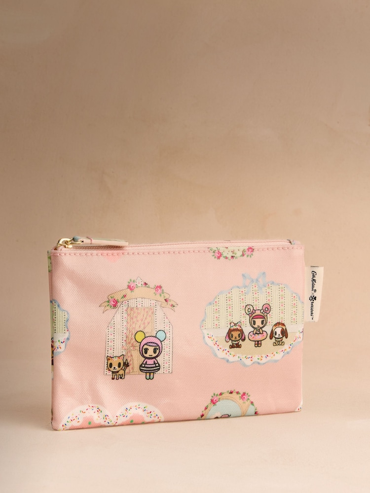 Cath Kidston Pink Tokidoki Zipped Purse - Image 1 of 3