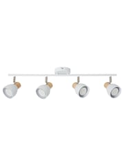 BHS White Oliver Bar 4 Light - Image 3 of 7