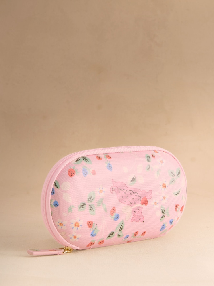 Cath Kidston Pink Floral Glasses Case Purse - Image 1 of 3