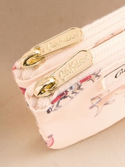 Cath Kidston Ecru Queen London Print Double Zipped Purse - Image 2 of 3