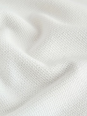 Ecru White Short Sleeve Textured Polo Shirt and Shorts Set (3-16yrs) - Image 8 of 9