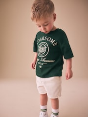 Green Roarsome Tiger Short Sleeve Graphic T-Shirt (3mths-7yrs) - Image 3 of 10