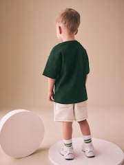 Green Roarsome Tiger Short Sleeve Graphic T-Shirt (3mths-7yrs) - Image 4 of 10