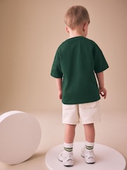 Green Roarsome Tiger Short Sleeve Graphic T-Shirt (3mths-7yrs) - Image 5 of 10