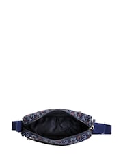 Pavers Blue Zip Close Cross-Body Bag - Image 2 of 3