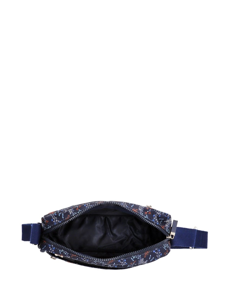 Pavers Blue Zip Close Cross-Body Bag - Image 2 of 3